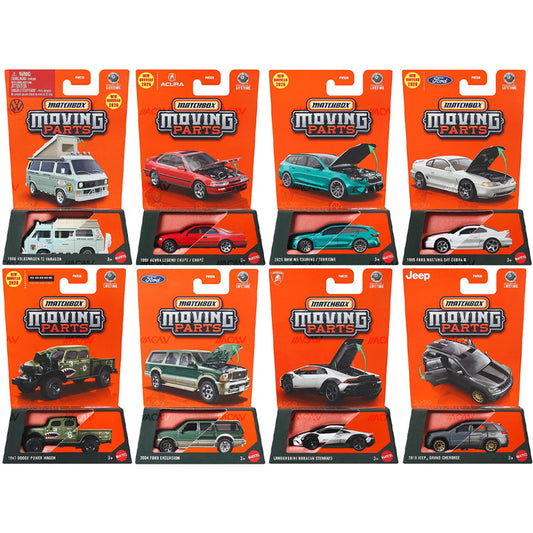 Matchbox Moving Parts 2026 Mix 6P Vehicles Case of 8