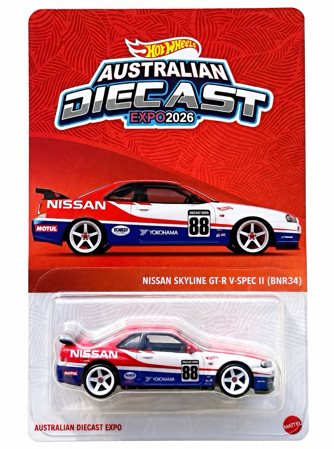 Australian Diecast Expo 2026 Exclusive – 4 Car Bundle – Hot Wheels Skyline R34, Majorette, GreenLight & Tarmac Works