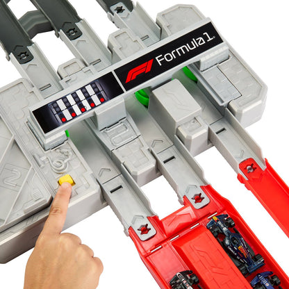 Hot Wheels Racing Formula 1 Grand Prix Trackset with Vehicles F1