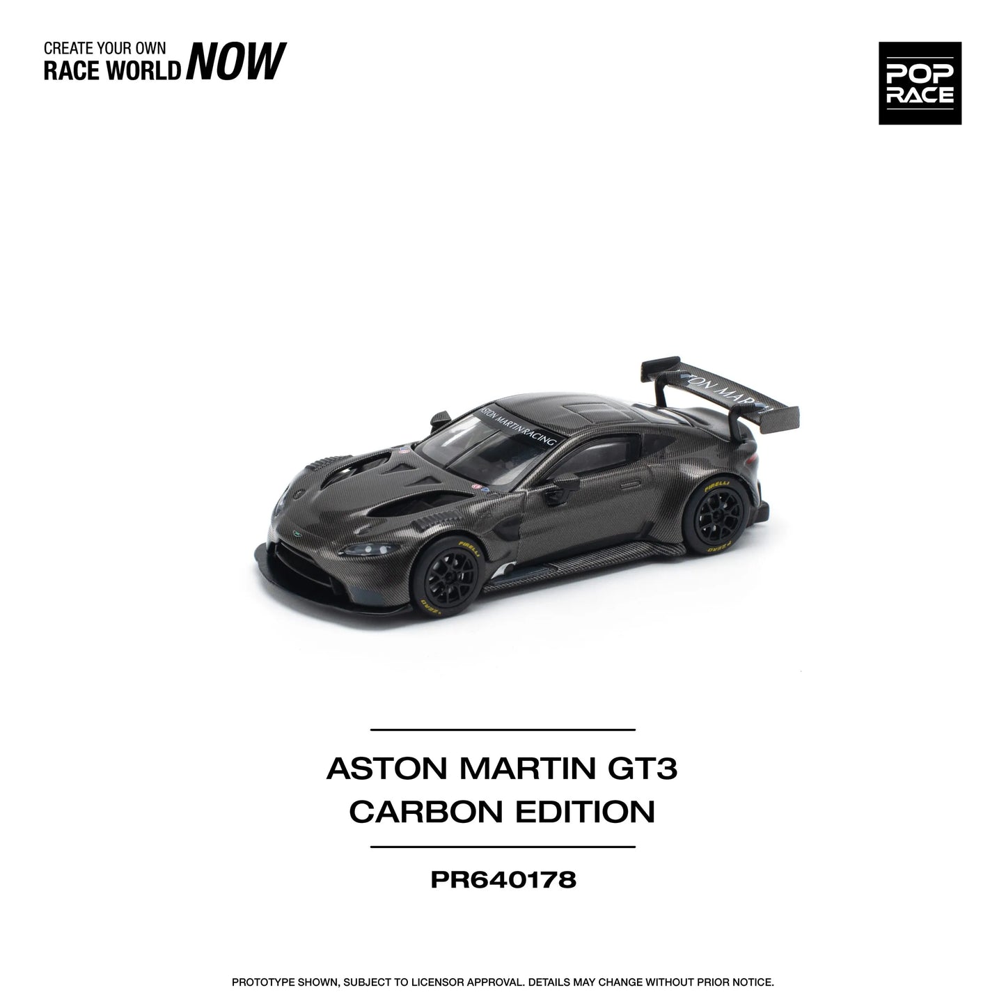 Pop Race Aston Martin Vantage GT3 Carbon Edition