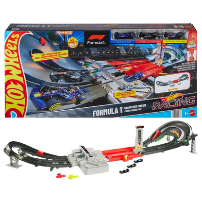 Hot Wheels Racing Formula 1 Grand Prix Trackset with Vehicles F1