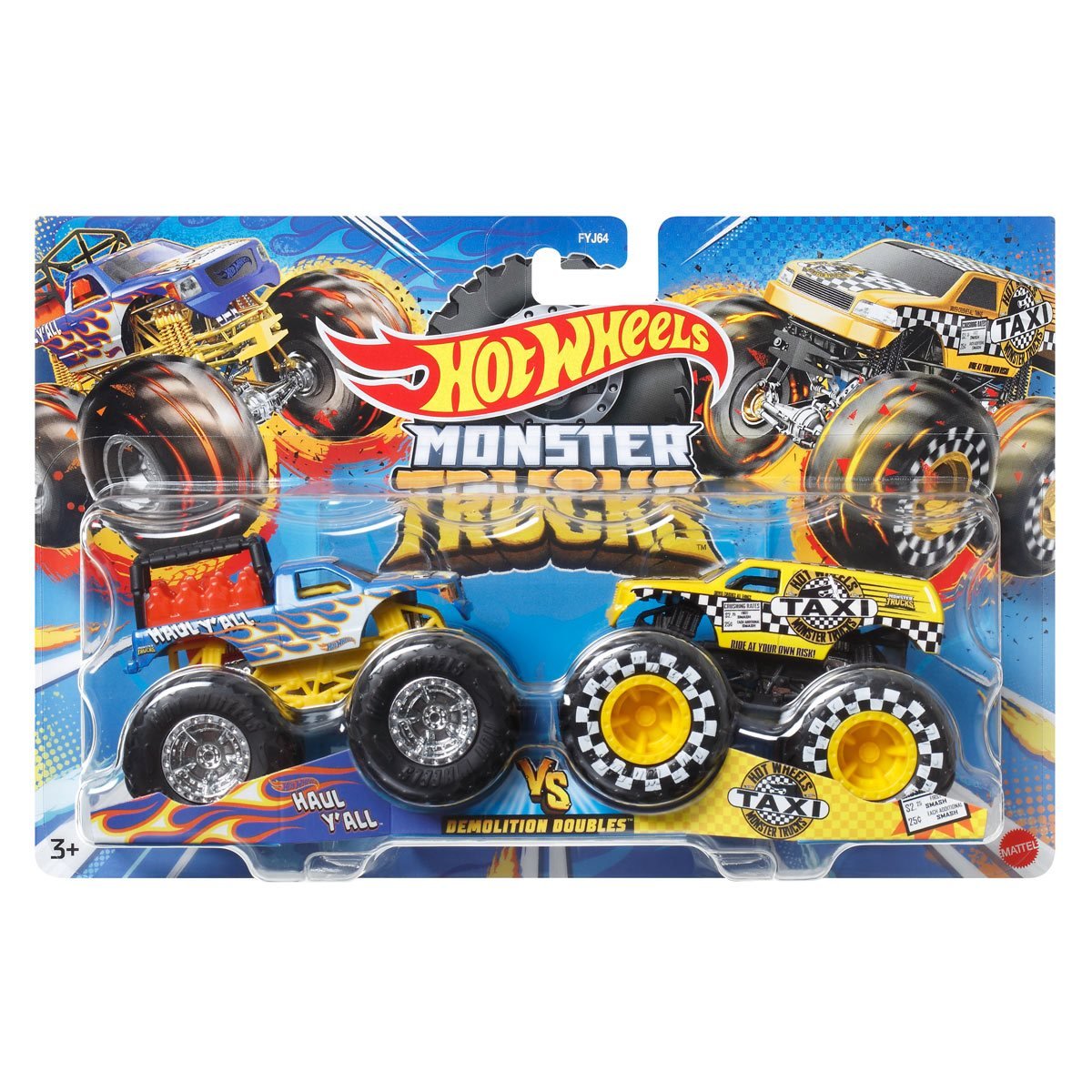 Hot Wheels Monster Trucks Demolition Doubles (2-Pack) Styles May Vary FYJ64  - Best Buy