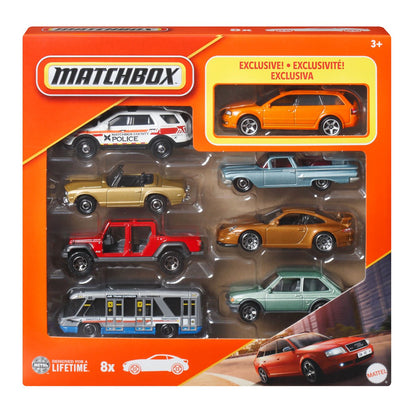 Matchbox 1:64 Scale 2025 Wave 6J Die-Cast Vehicle 8-Pack