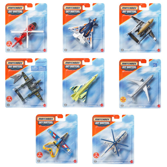 Matchbox Sky Busters 2026 Wave 2H Vehicles Set of 8