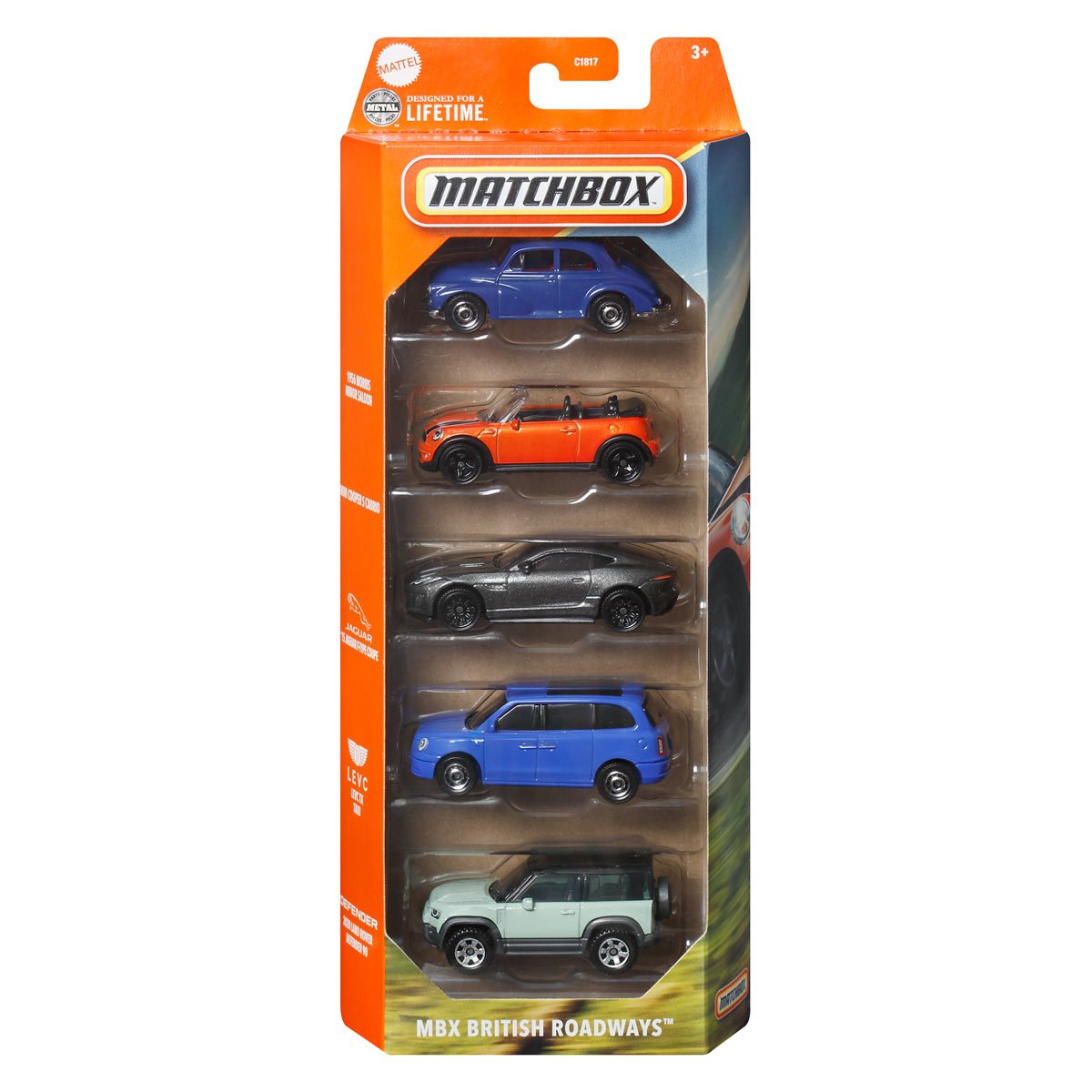 Matchbox Car Collection 5-Pack 2025 Mix 4 Vehicle Case of 12
