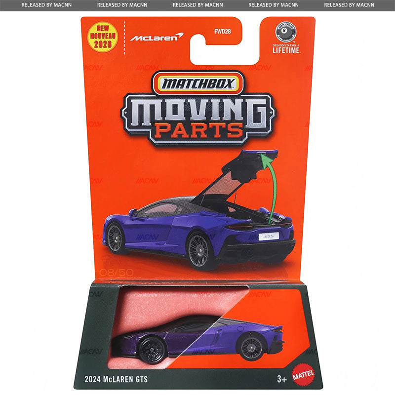 Matchbox Moving Parts 2026 Mix 5N Vehicles Case of 8 – Hot Match