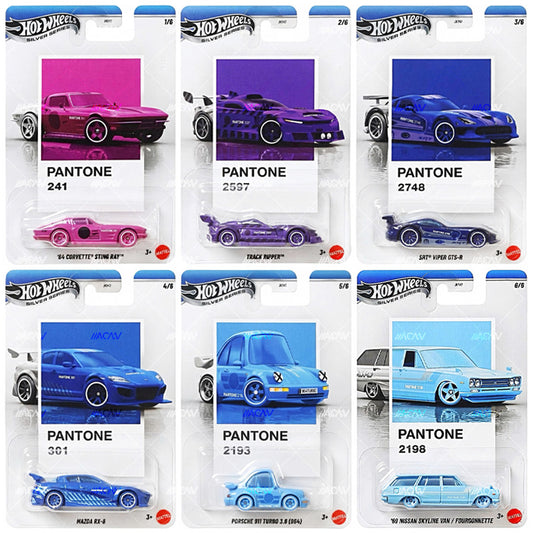 Hot Wheels Silver Series Pantone Retro Race Mix 3C
