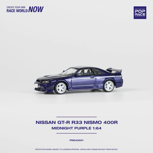Pop Race Nissan Skyline GT-R (R33) NISMO 400R Midnight Purple