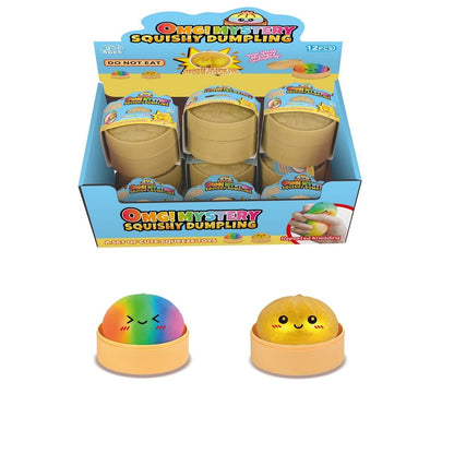 Squishy Mystery Rainbow 8.5cm Dumpling Assorted Fidget Toy
