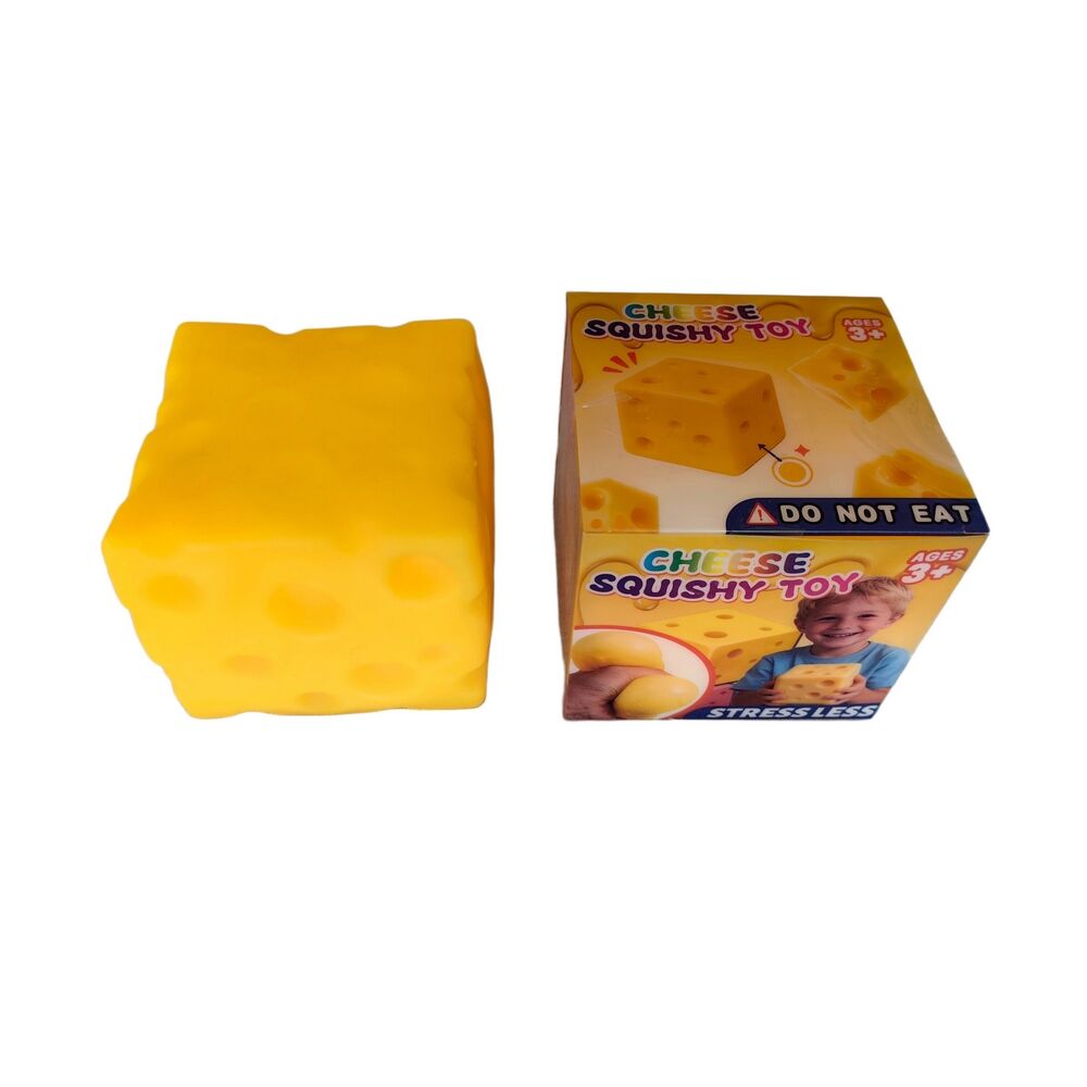 Squishy Jumbo Cheese Stress Toy