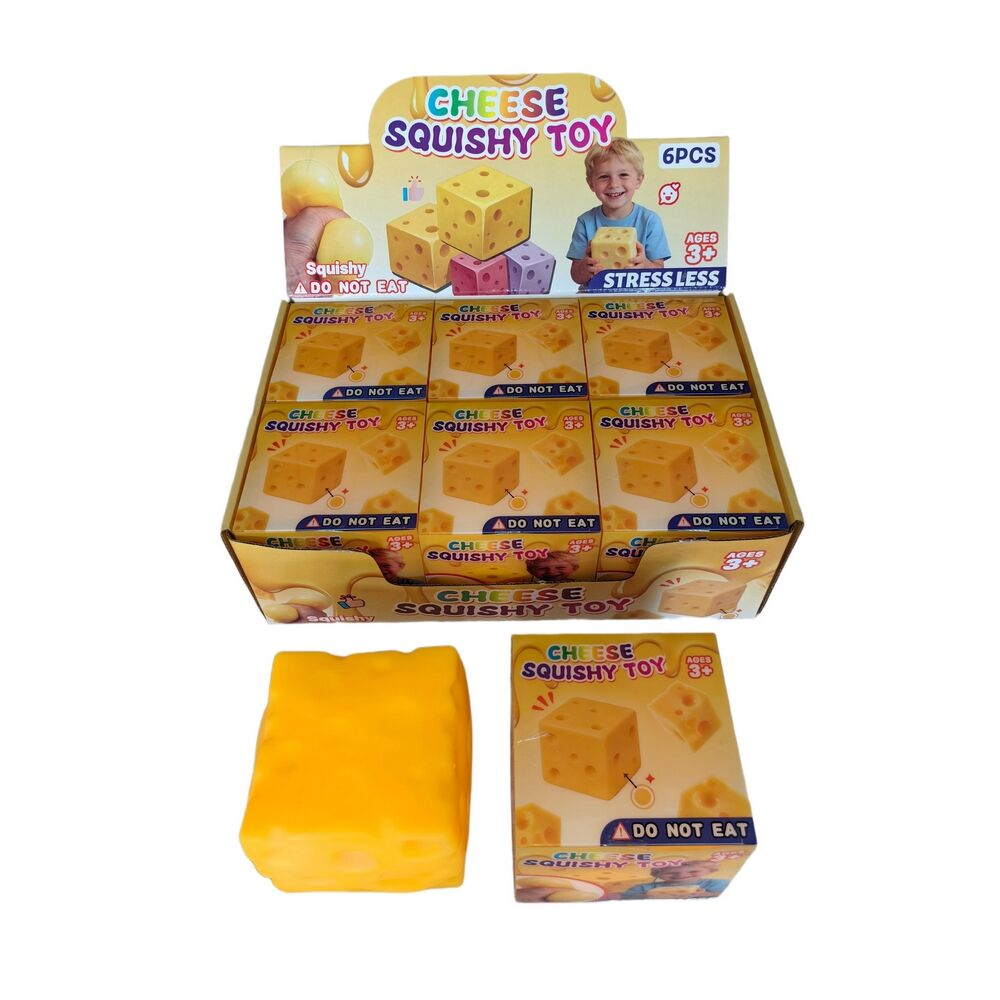 Squishy Jumbo Cheese Stress Toy