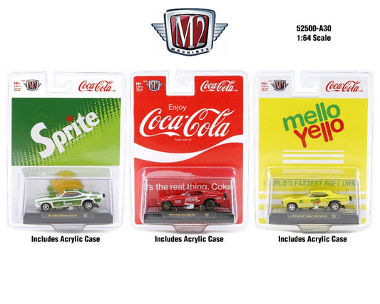 M2 Machines 1:64 Coca-Cola Funny Cars Release 30