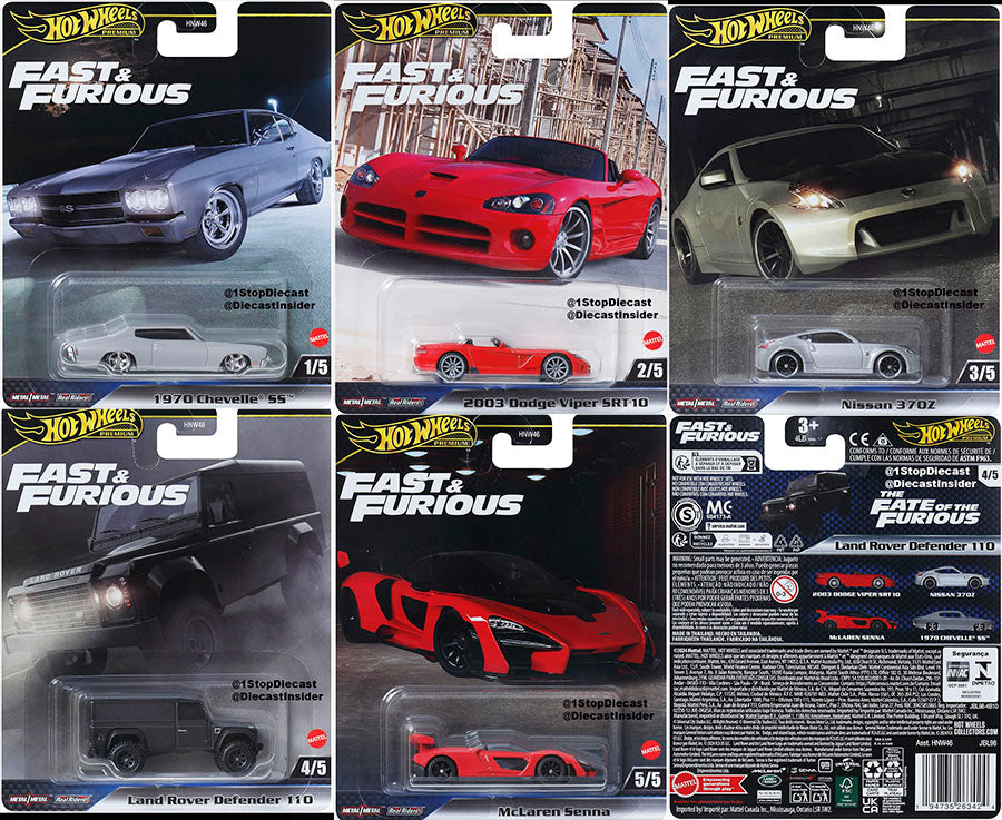 Hot Wheels Premium 2024 Fast & Furious - Mix 5 (J) – Hot Match