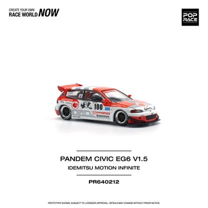 Pop Race Pandem Honda Civic EG6 v1.5 Idemitsu Motion Infinite