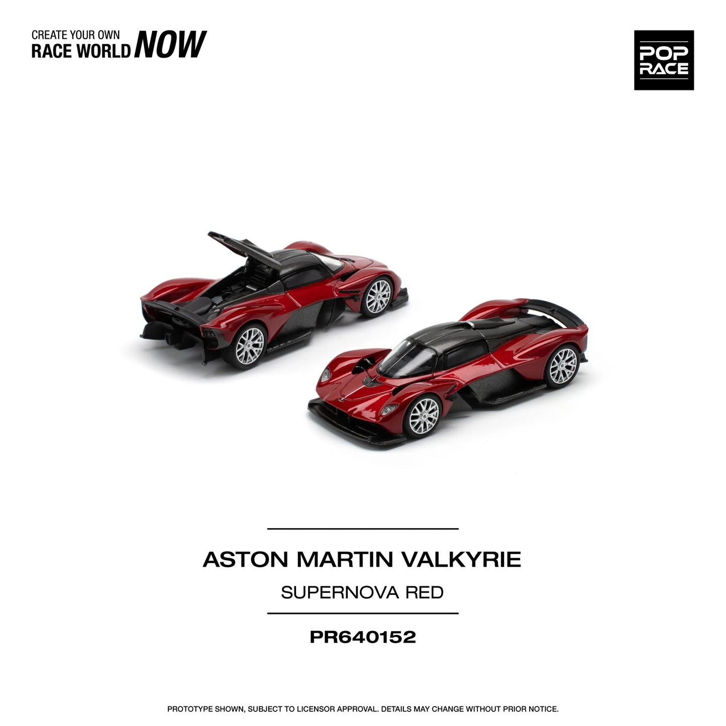 Pop Race Aston Martin Valkyrie Supernova Red