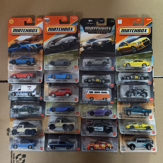 Matchbox Car Collection 2026 Mix 10L Case of 24 - Long Card (993L) - Matchbox Movie