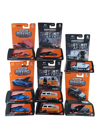 Matchbox Moving Parts 2026 Mix 7Q Case of 8 – Matchbox Movie Vehicles