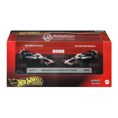 Hot Wheels Formula 1 (2025 Livery) Mix 1A 2-Pack Case of 4 (McLaren, Racing Bulls, Haas, McLaren, Mercedes)