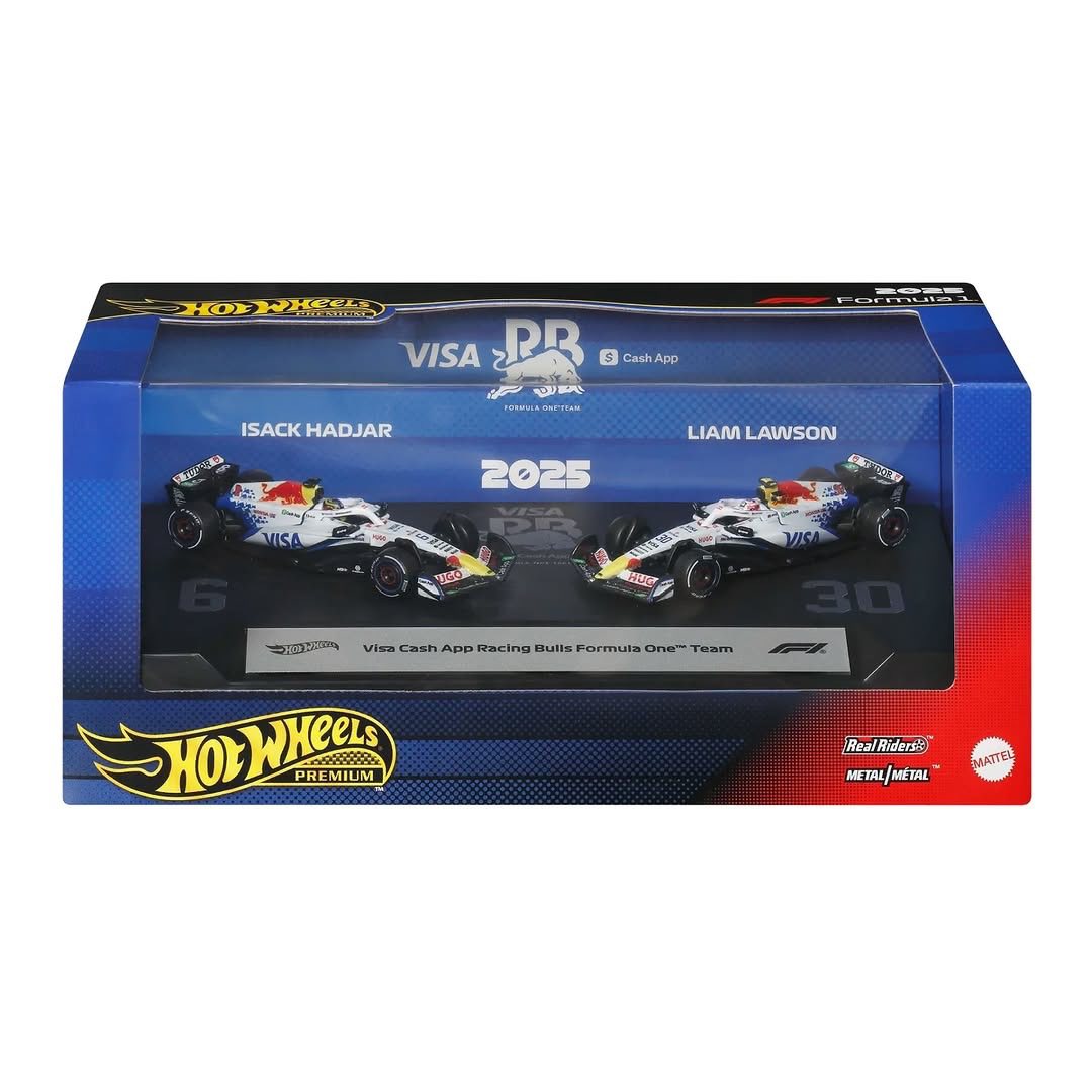 Hot Wheels Formula 1 (2025 Livery) Mix 1A 2-Pack Case of 4