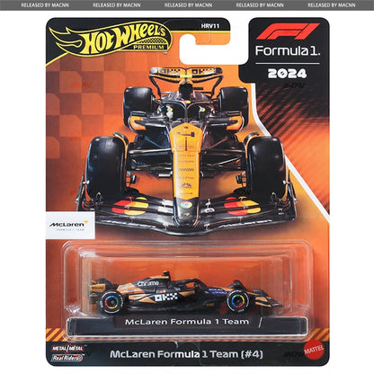 Hot Wheels 1:64 F1 Racing Premium Mix 2G Assortment – McLaren, Williams and KICK Sauber Formula 1 2025