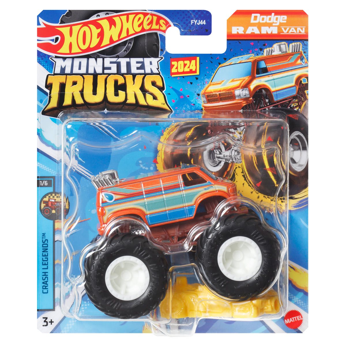 Carrinho Hot Wheels Monster Truck Mega Wrex 1:64 - Mattel em
