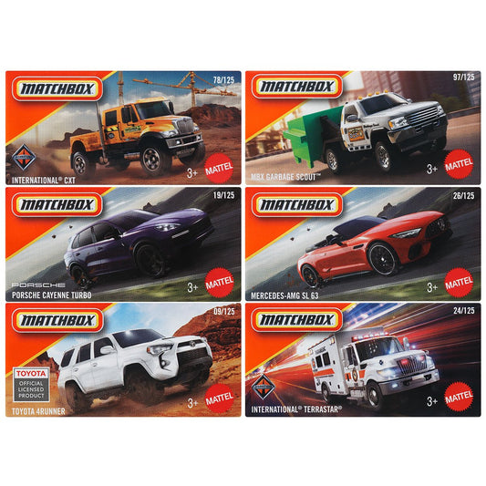 Matchbox Power Grabs 2025 Mix 9J Die-Cast Vehicle