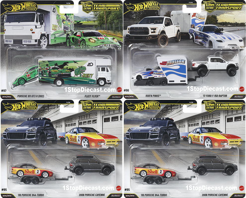 Hot Wheels Team Transport 2026 Mix 4M 1:64 Premium Case of 4