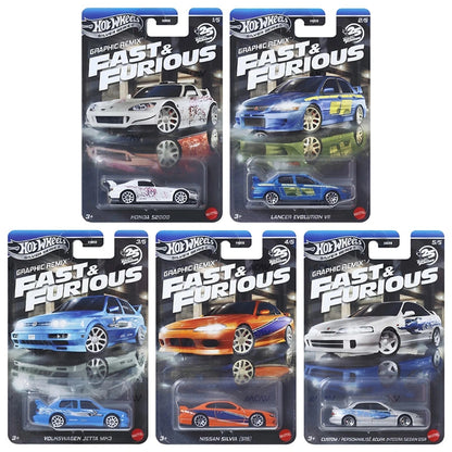 Hot Wheels Fast & Furious Themed Asst 2025 Mix 4L - Graphic Remix