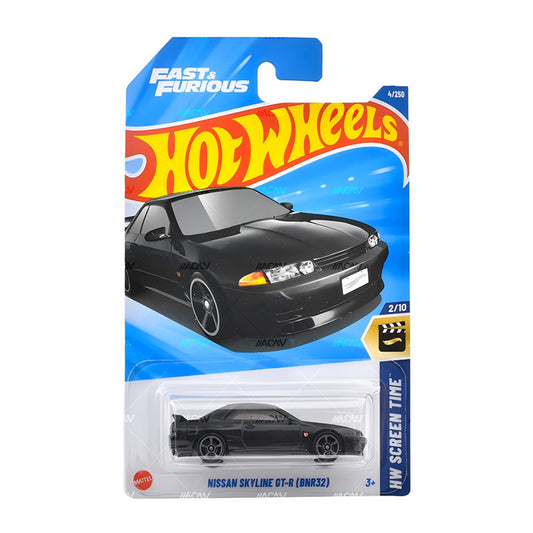 Hot Wheels 2025 Nissan Skyline GT-R (BNR32) Black Fast & Furious