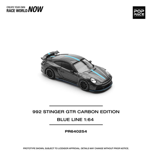 Pop Race Porsche 992 Stinger GTR Carbon Edition (Blue Line)