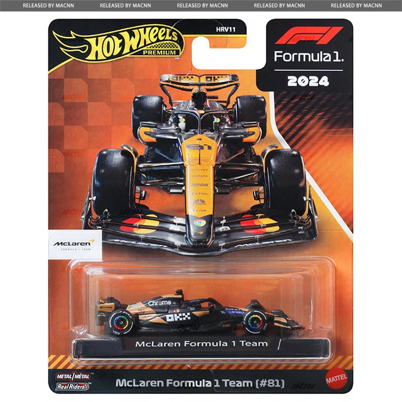 Hot Wheels 1:64 F1 Racing Premium Mix 2G Assortment – McLaren