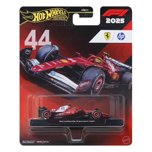 Hot Wheels Formula 1 Ferrari Lewis Hamilton #44 Premium 1:64 Vehicle