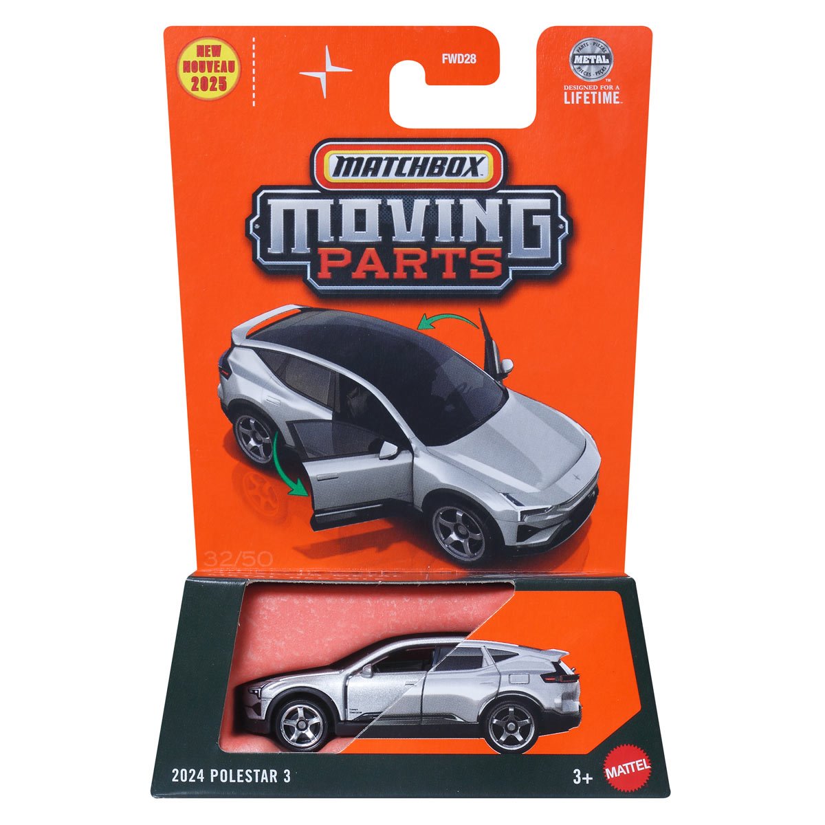 Matchbox Moving Parts 2025 Mix 6F Vehicles