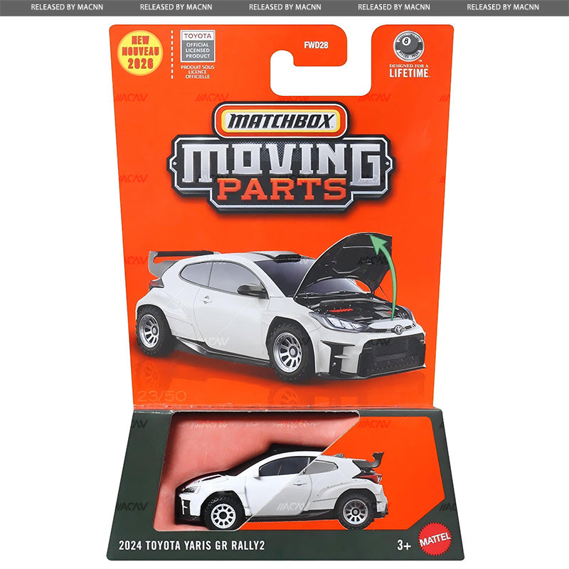 Matchbox Moving Parts 2026 Mix 5N Vehicles Case of 8