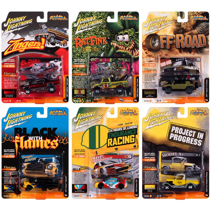 Johnny Lightning Street Freaks 2023 Release 2 Version A 1:64 Scale Die-Cast Metal Vehicle