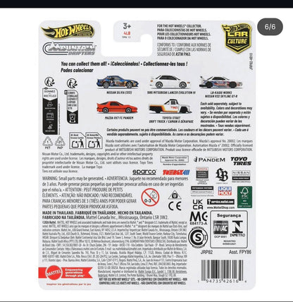 Hot Wheels Car Culture 2027 - Mountain Drifters - Mix 1A