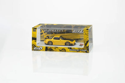Kyosho Initial D Mazda RX-7 FD3S – Keisuke Takahashi Yellow 1:64