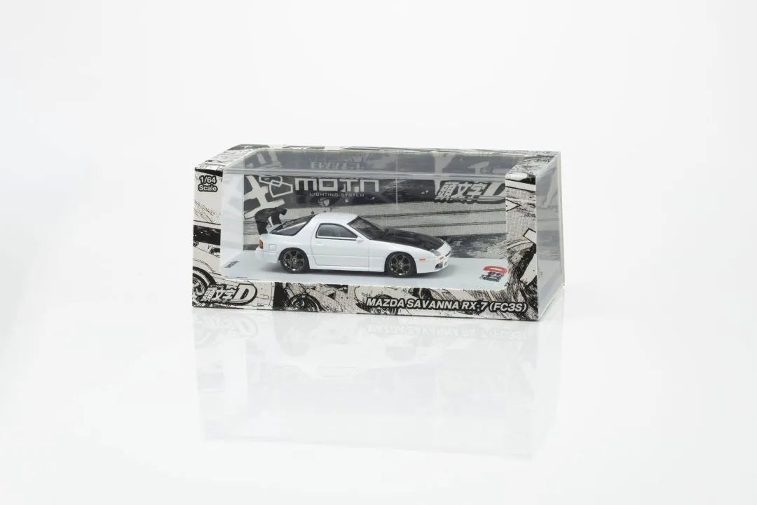 Kyosho Initial D Mazda Savanna RX-7 FC3S – Ryosuke Takahashi White 1:64