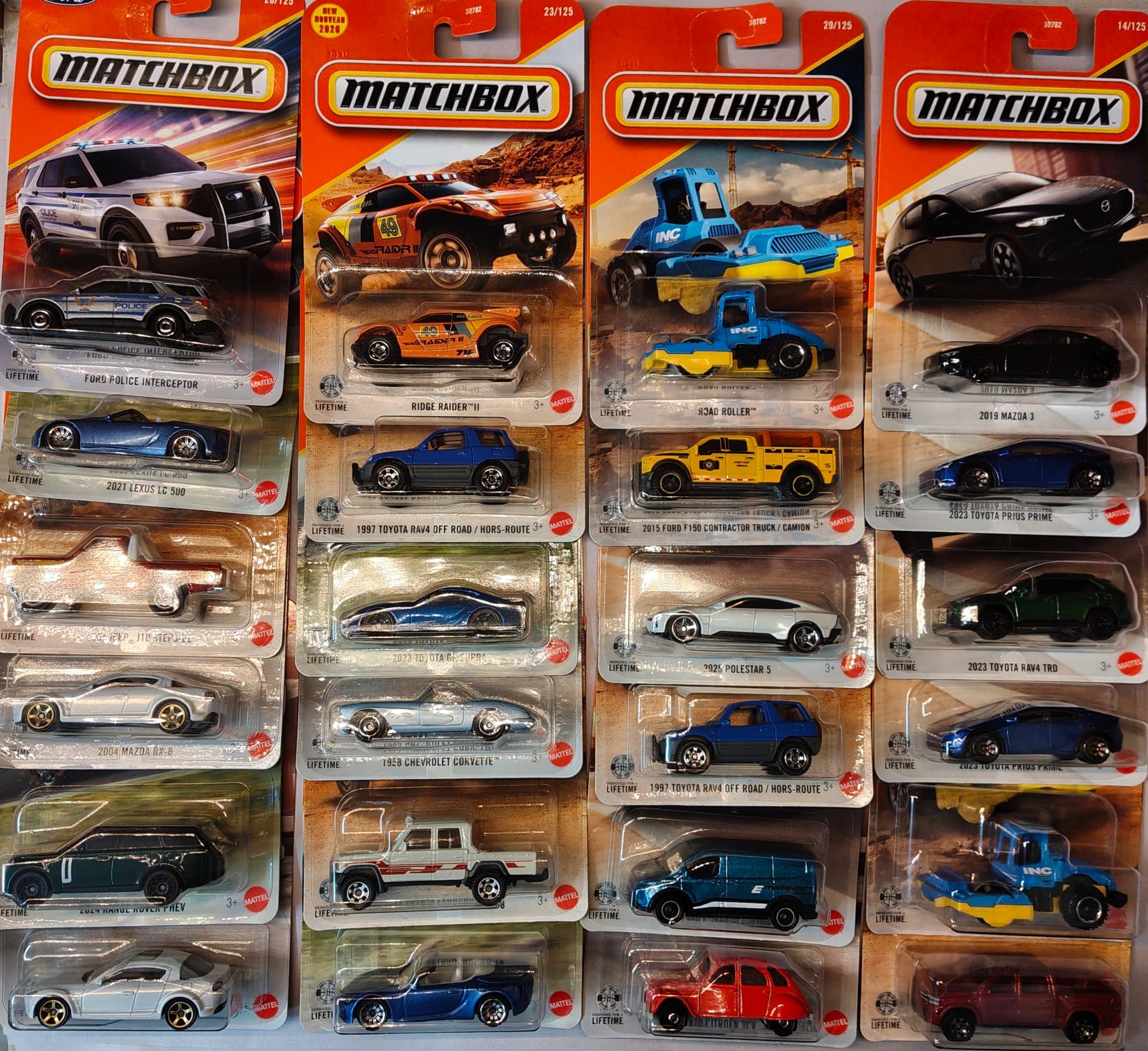 Matchbox Car Collection 2026 Mix 3C Long Card Case of 24 – Hot