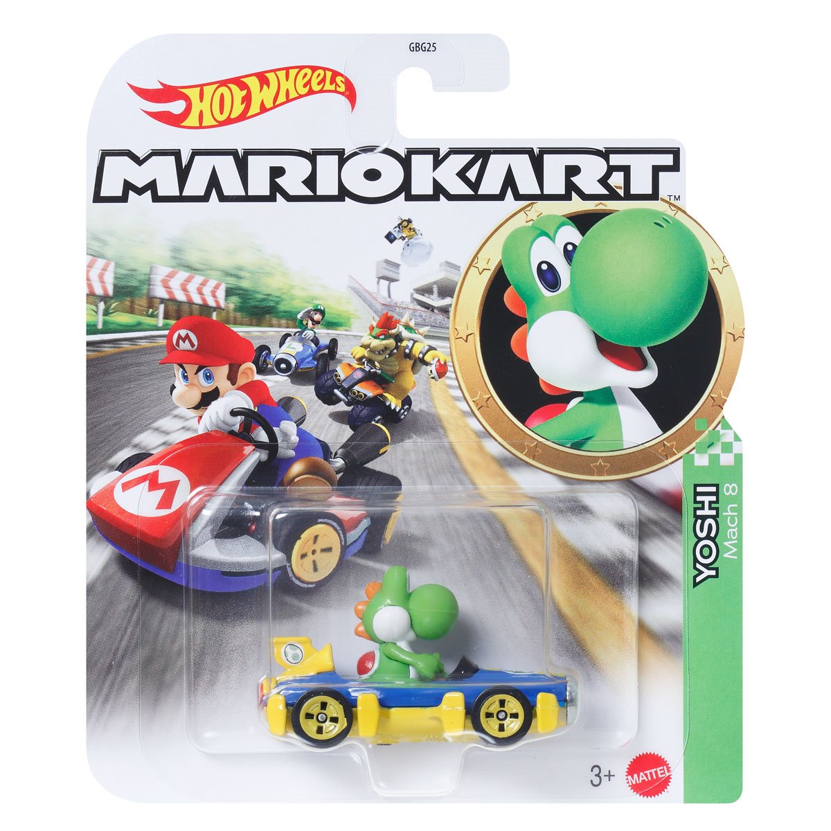 Mario Kart Hot Wheels 2025 Mix 6T - Set of 8 Cars