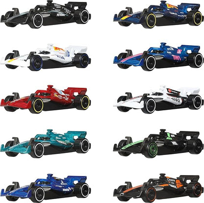 Hot Wheels Formula 1 Vehicle 10-Pack (2025 Livery)