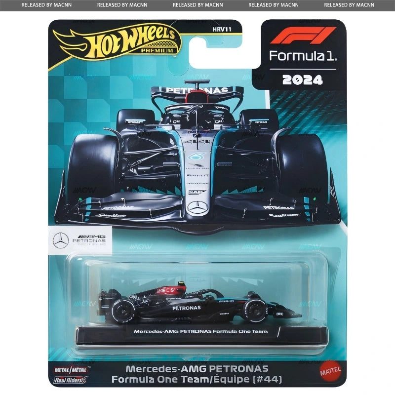 Hot Wheels Formula 1 Premium H Case - Mercedes, McLaren, Red Bull Racing & VCARB (Visa Cash App Racing Bulls) 2025 F1