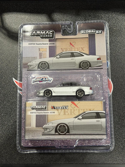 Australian Diecast Expo Exclusive – Tarmac Works Vertex Toyota Soarer JZZ30 1:64