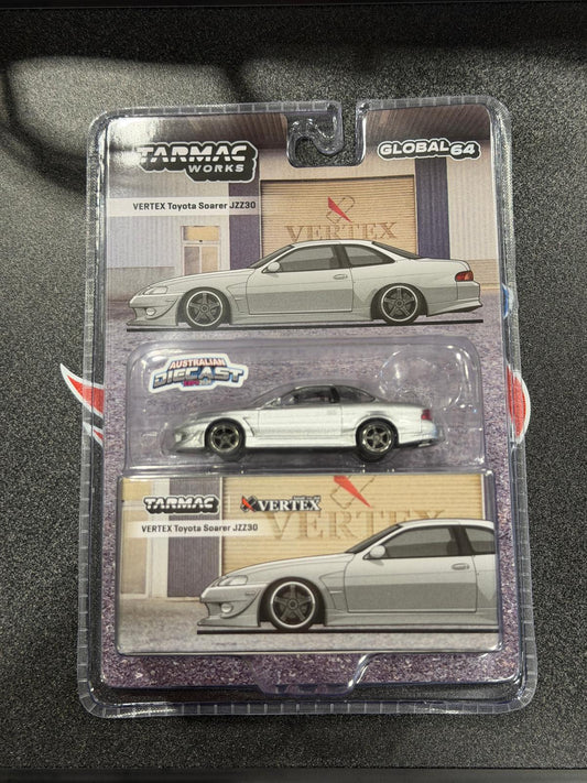 Australian Diecast Expo Exclusive – Tarmac Works Vertex Toyota Soarer JZZ30 1:64