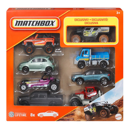 Matchbox 1:64 Scale 2025 Wave 6J Die-Cast Vehicle 8-Pack