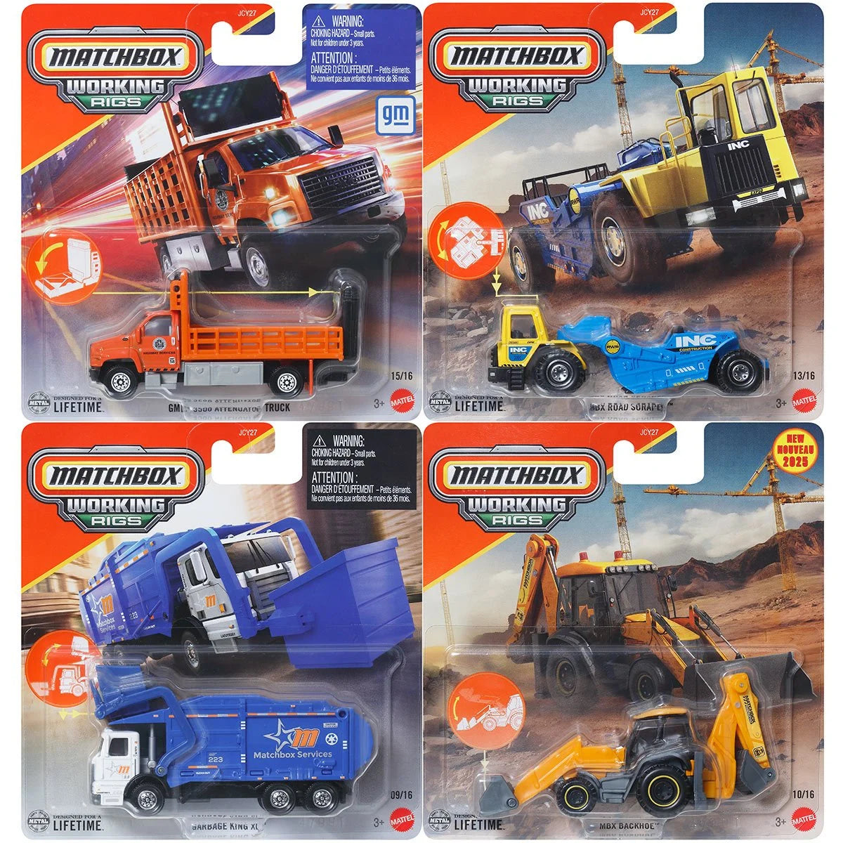 Matchbox Real Working Rigs 2025 Wave 4F