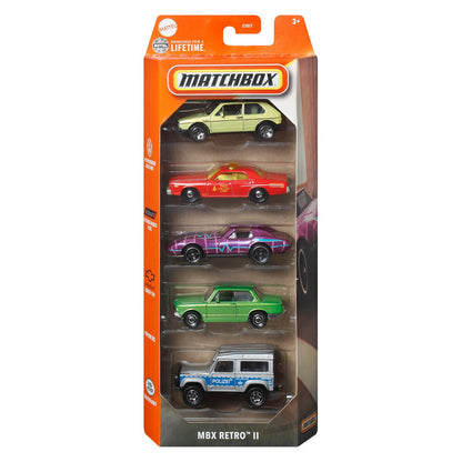 Matchbox Car Collection 5-Pack 2025 Mix 4 Vehicle Case of 12
