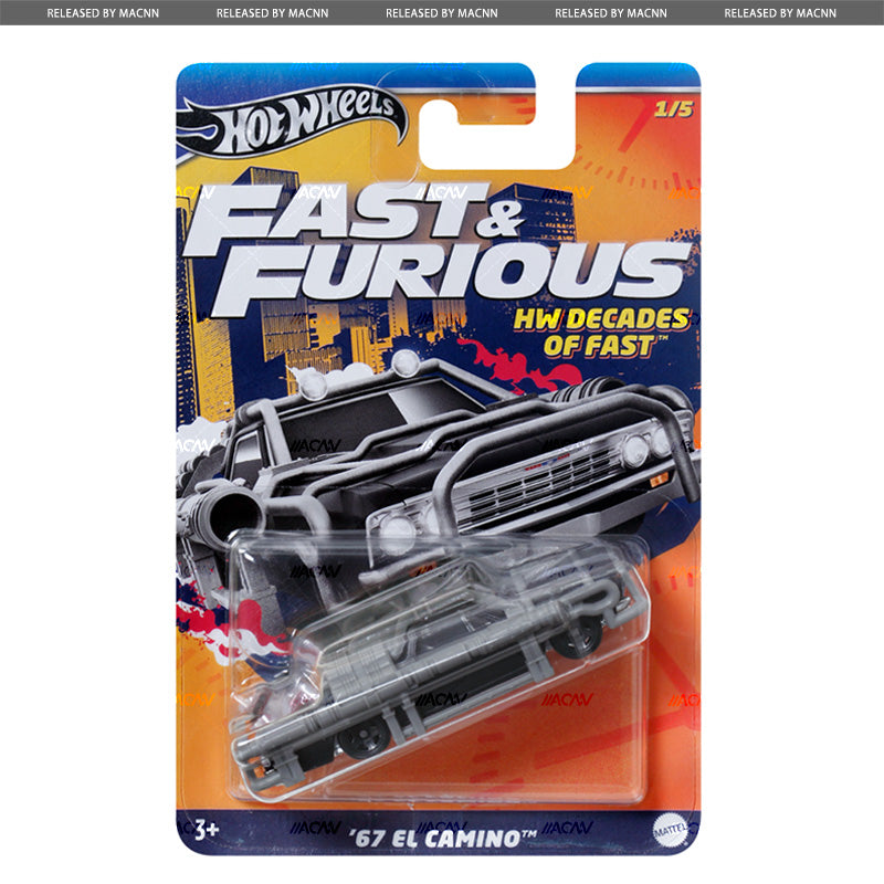 Hot Wheels Fast & Furious Themed 2024 - Mix 5 - E Case Decades of Fast