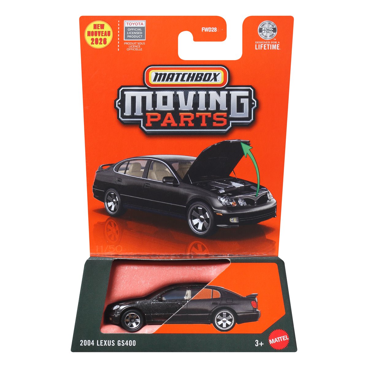 Matchbox Moving Parts 2026 Mix 2 Vehicles Case of 8 – Hot Match