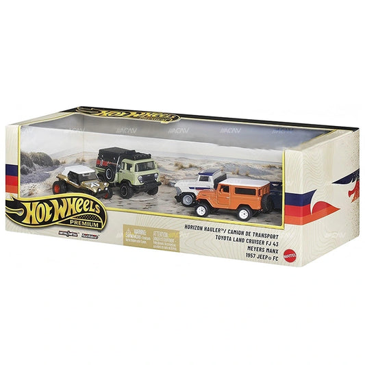 Hot Wheels Premium Box Set - 2026 Mix 1E - Off Road 4x4 Legends - Toyota Land Cruiser FJ40 Series